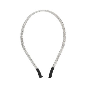 Unique Bargains Women's Knots Metal Headbands Silver Tone 1 Pc - 1 of 4
