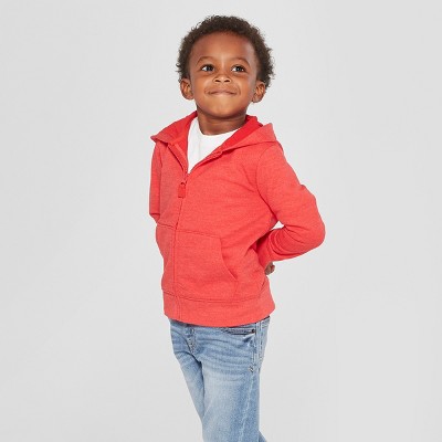 toddler boy red hoodie