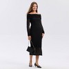 Women's Off the Shoulder Lace Midi Dress - A New Day™ - 3 of 3