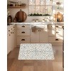 Boho Area Rug,Machine Washable Ultra-Thin Low-Pile Floral Carpet Non-Slip Soft Indoor Rug for Living Room & Bedroom - 2 of 4