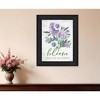 HomeRoots Bloom Where You Are Planted Black Framed Print Wall Art - 2 of 4