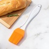 Unique Bargains Basting Brush 20g Small Crystal Handle Brush Color Block Dishwasher Safe Silicone PP 6.89"x1.26" 1Pcs - 2 of 4