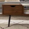 Tapered Leg Mid-Century Modern Storage Coffee Table - Saracina Home - image 3 of 4