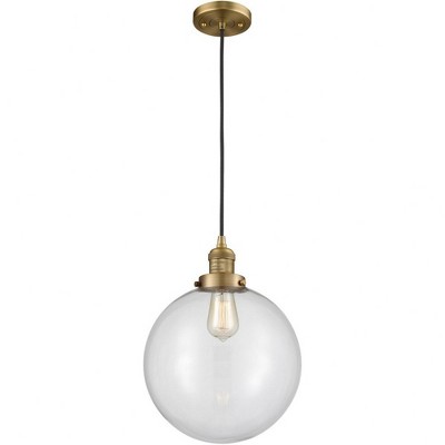 Innovations Lighting 1 - Light Pendant in  Brushed Brass