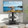 Artloge Mobile TV Stand Portable Tilt TV Adjustable Height Rolling Cart with Wheels & Shelf for 32-70" TV LCD LED Flat Screen - 2 of 4