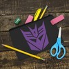 Transformers Decepticon Symbol Makeup Cosmetic Bag Organizer Pouch - 2 of 4