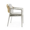 22.5'' Set of 2, Wicker Rattan Woven Patio Chairs, Outdoor Armchair Seating Waterproof seat and cushion - 4 of 4
