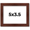 PosterPalooza | Photo Size Classic Modern Brown Frame - UV Acrylic, Foam Board Backing, Hanging Hardware - 2 of 4