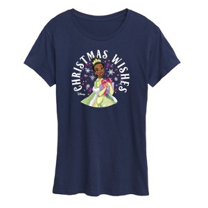 Women's - Disney - Christmas Wishes Tiana Short Sleeve Graphic T-Shirt - 1 of 4