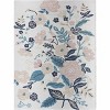 Hauteloom Ponto Cream & Blue Floral Area Rug - 2 of 4
