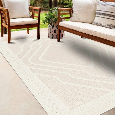 Hauteloom Anja Cream Outdoor Rug