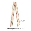 Allegra K Women Polka Dot Heart Print Stripes Skinny Double-Sided Neckerchief - 3 of 4