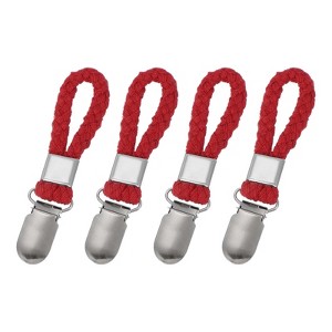 Unique Bargains Cotton Loop Metal Clothing Towel Storage Clips 4.3" - 1 of 4