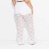 Women's Mid-Rise Flare Sheer Lace Pants - Wild Fable™ - 3 of 3
