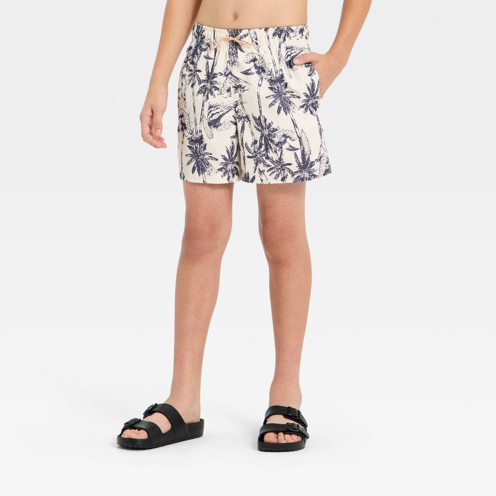 Boys' Swim Trunks - art class™ Gray