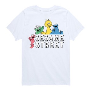 Boys' - Sesame Street - Sesame Street Group Short Sleeve Graphic T-Shirt - 1 of 4
