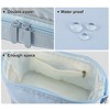 Unique Bargains Cosmetic Travel Bag Makeup Bag Waterproof Organizer Case Toiletry Bag for Women Nylon - 3 of 4