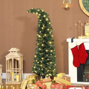 Aghana Digitals 5ft Slim High Mountain Fir Prelit Christmas Tree with 100 Warm White LEDs, 246 - 1 of 4