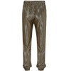 Mens Metallic Shiny Pants Party Drawstring Casual Pants with Pockets Tapered Fit - 2 of 4