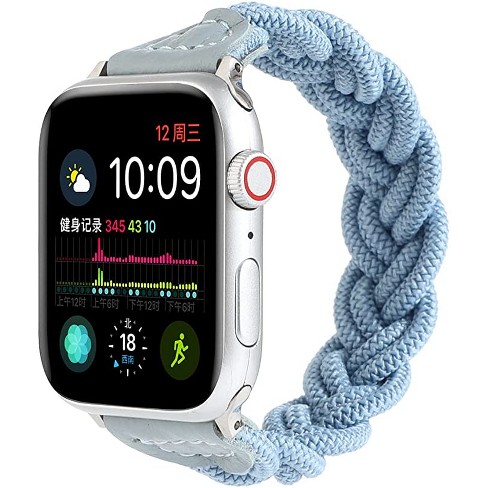  W-RARA Braided Bracelets Compatible with Apple Watch Band 38mm  40mm 41mm 42mm 44mm 45mm 49mm Women Designer Handmade Friendship Strap  Embroidered Cotton Knitted Word Adjustable Wrap for iWatch Series  9/8/7/6/5/4/3/2/1/SE 