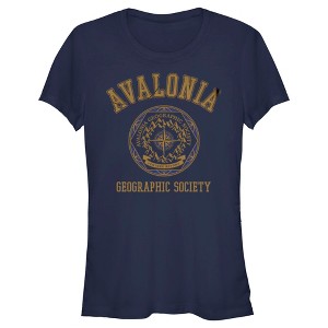 Juniors Womens Disney Strange World Avalonia Geographic Society T-Shirt - 1 of 4