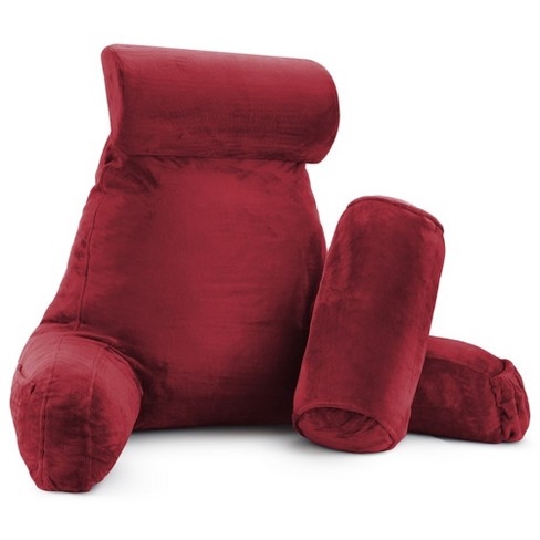 Nestl Reading & Bed Rest Pillow - Large - Red : Target