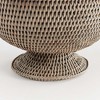 Plum & Post Burma Rattan Footed Cachepot - 4 of 4