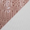 LumiSource (Set of 2) Claudia 20" Contemporary Table Lamps Rose Tan Ceramic, Polished Nickel Accents and White Linen Shade - 4 of 4