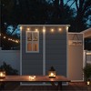 LACOO 5' x 4' Outdoor Storage Plastic Shed with Window and Floor - 3 of 4