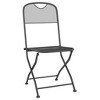 vidaXL 5 Piece Patio Dining Set Anthracite Metal Mesh - 4 of 4