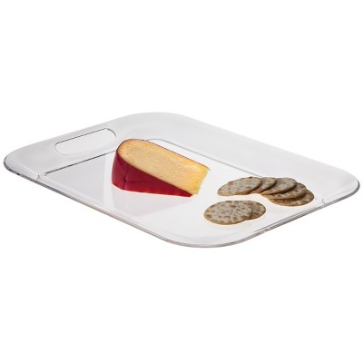 Guzzini Tiffany Grey Acrylic Large Tray : Target