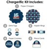 Big Dot of Happiness Boy 16th Birthday - Sweet Sixteen Birthday Party Paper Charger & Table Decorations Chargerific Kit for 8 - 3 of 4