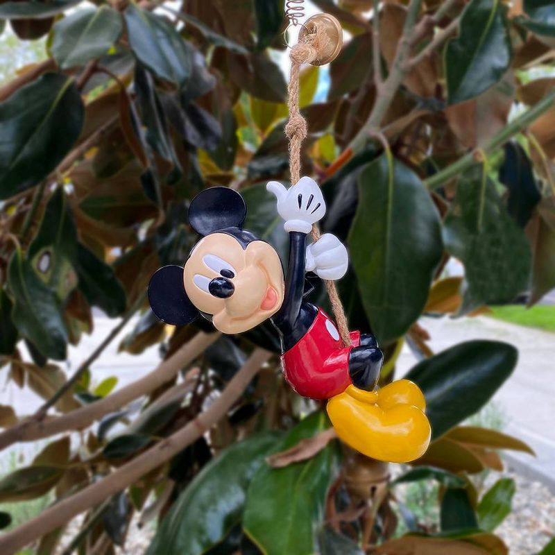 Disney Mickey Mouse &#38; Friends Mickey Mouse Swing&#39;N&#39;Ring Resin &#38; Stone Novelty Planter Outdoor Garden Figurine, 5 of 8