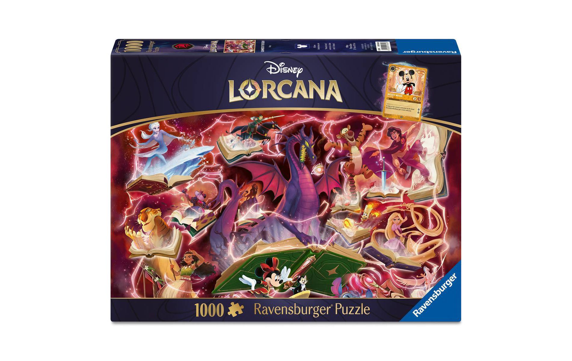 Ravensburger Disney Lorcana TCG - Glimmers of the Realm: Ruby Jigsaw Puzzle 1000pc
