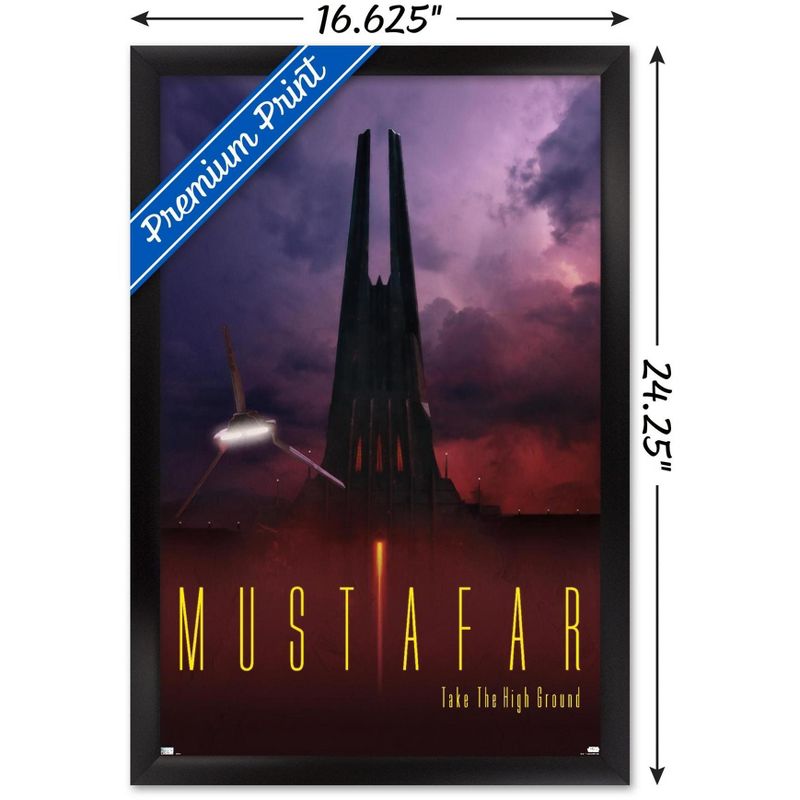 Trends International Star Wars: Mustafar - Visit Mustafar by Russell Walks 23 Framed Wall Poster Prints, 3 of 7