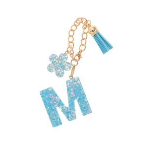 Unique Bargains Flower Heart Sequin Letter Water Cup Pendant Pink 1 Pc - 1 of 4
