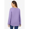 Woman Within Plus Size Perfect Long-Sleeve V-Neck Tee - 3 of 4