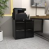 2/3/4-Drawer File Cabinet with Lock, Heavy Duty Metal Filing Cabinet for Letter/Legal/A4/F4 Documents, Vertical Storage for Home Office, - 3 of 4