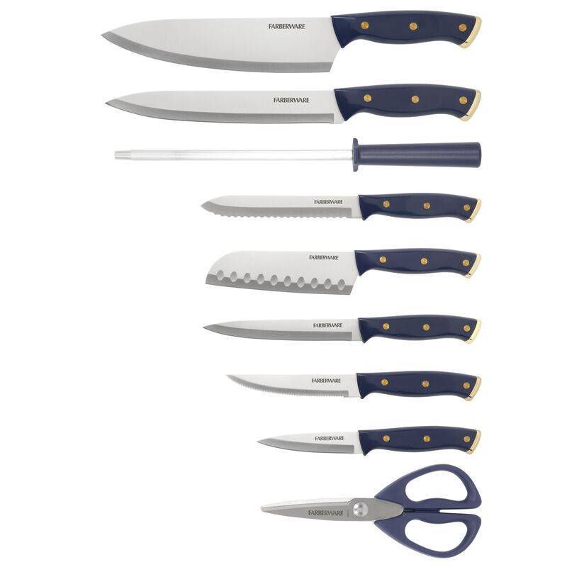 Farberware 15pc Cutlery Set - Gold and Navy, 4 of 9