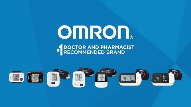 Omron 7 Series Upper Arm Blood Pressure Monitor with Cuff - Fits Standard and Large Arms, 2 of 7, play video