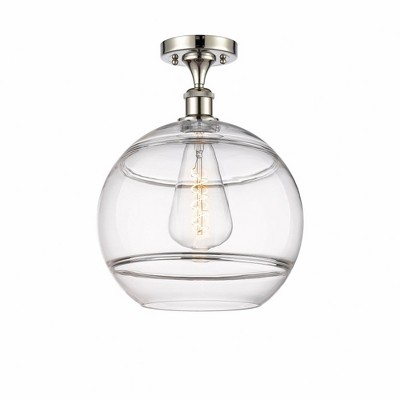 Rochester - 1 Light Semi-Flush Mount In Industrial Style-14.63 Inches Tall and 12 Inches Wide