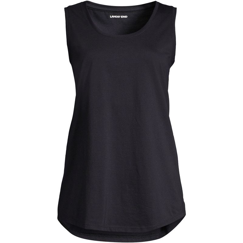 Lands' End Women's Supima Cotton Tunic Tank Top, 3 of 5