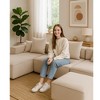 Grungis Comfy Corduroy Sofa Couch with 5 Seaters,U Shape Sectional Sofa with Flexible Modular Configuration,Sofa for Living Room Furniture - 2 of 4