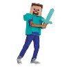 Kids Classic Minecraft™ Steve Pop-Out Costume - Large 10-12 - 2 of 4