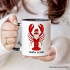 Santa Claws Lobster Mug, Funny Pun Coastal Christmas Holiday Gift | OrnamentallyYou - 3 of 4