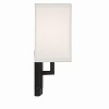 Crystorama Lighting Brent 1 - Light Sconce in  Black Forged - 3 of 3