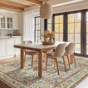 Abynow Faded Medallion Indoor Area Rug - 1 of 4