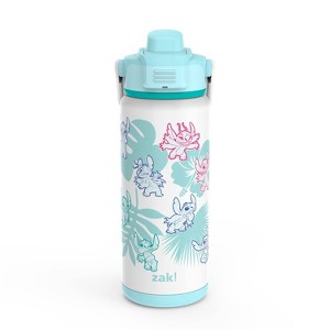 Zak Designs Antimicrobial 20oz Stainless Steel Double Wall Vacuum Beacon Bottle - 1 of 4