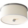 Oxygen Lighting Echo 2 - Light Flush Mount in  Satin Nickel/White - 2 of 2