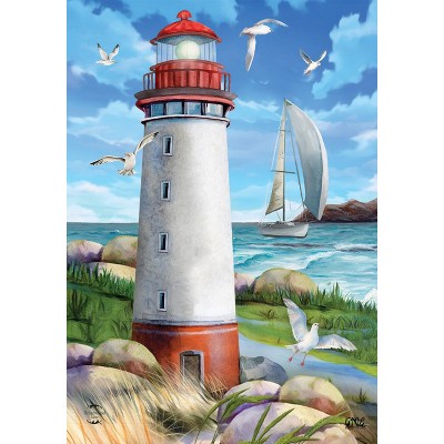 Briarwood Lane Summer Garden Flag 12x18 For Outdoor Coastal Lighthouse Nautical For Summer Garden Flag Flags For Outside